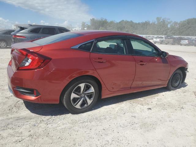 2HGFC2F6XMH527796 - 2021 HONDA CIVIC LX RED photo 3