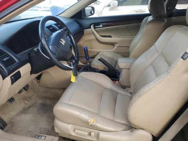 1HGCM71697A002283 - 2007 HONDA ACCORD EX RED photo 7