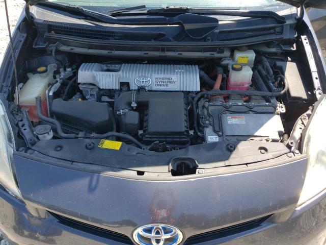 JTDKN3DU5C5447729 - 2012 TOYOTA PRIUS GRAY photo 11