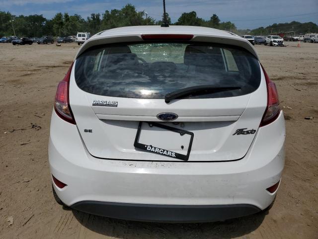 3FADP4EJ7KM136590 - 2019 FORD FIESTA SE WHITE photo 6