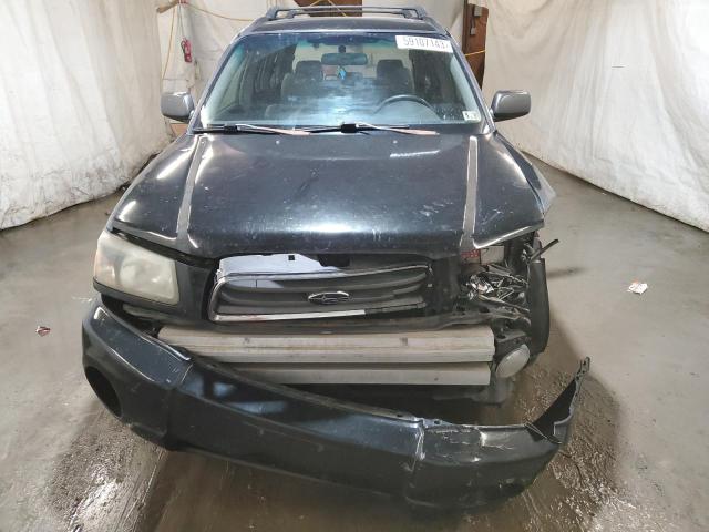 JF1SG65604H759474 - 2004 SUBARU FORESTER 2.5XS Noir photo 5