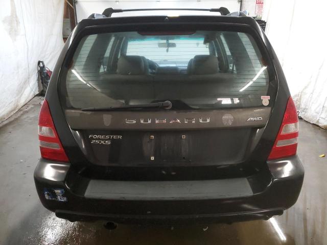 JF1SG65604H759474 - 2004 SUBARU FORESTER 2.5XS Noir photo 6