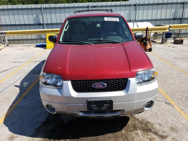 1FMCU96H16KA39742 - 2006 FORD ESCAPE HEV BURGUNDY photo 5