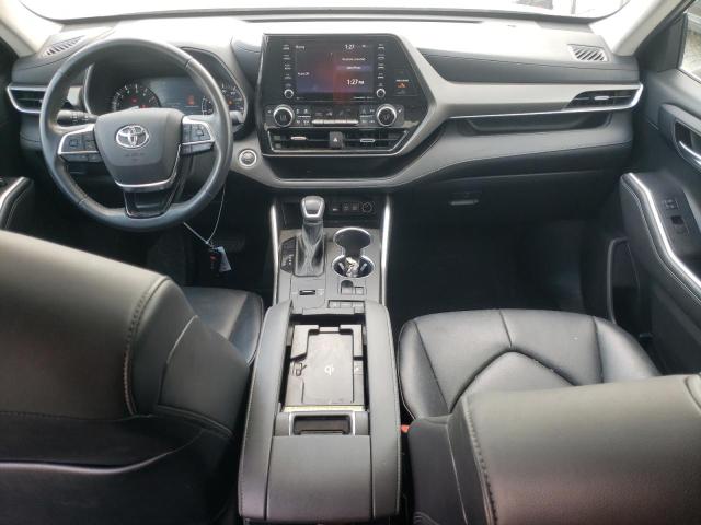 5TDGZRAH5MS075843 - 2021 TOYOTA HIGHLANDER XLE GRAY photo 8