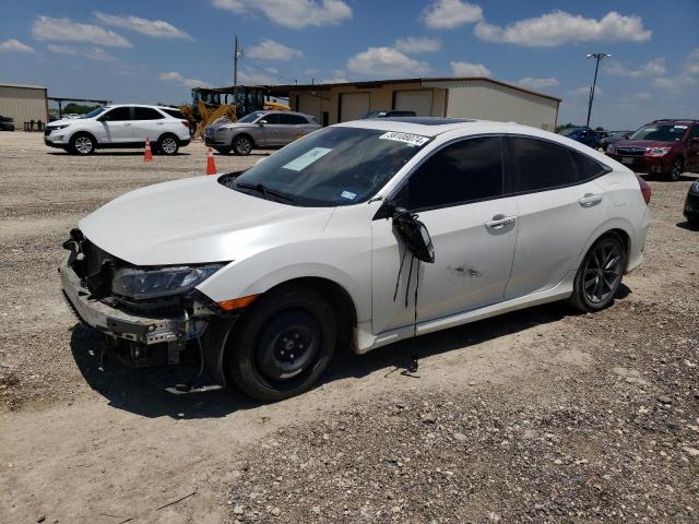 JHMFC1F72KX012722 - 2019 HONDA CIVIC EXL თეთრი ფოტო 1