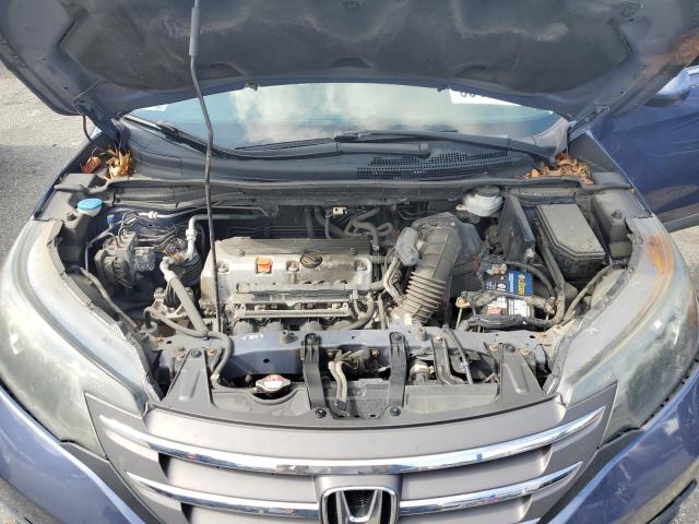 2HKRM4H79EH676087 - 2014 HONDA CR-V EXL BLUE photo 12