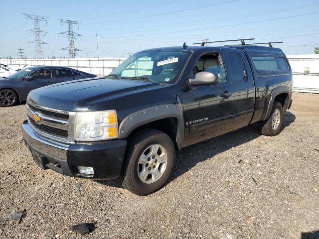 1GCEK19078Z220090 - 2008 CHEVROLET SILVERADO K1500 BLACK photo 1