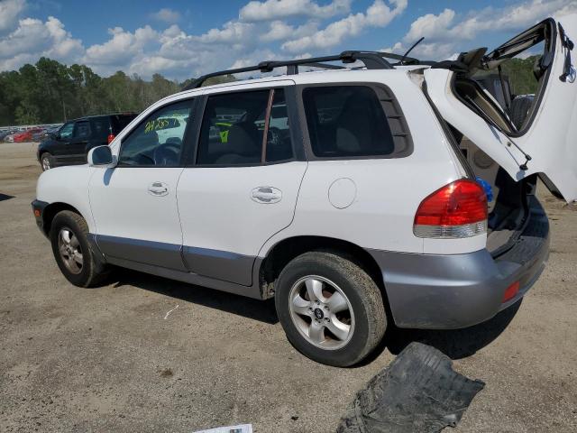 KM8SC73DX6U081173 - 2006 HYUNDAI SANTA FE GLS WHITE photo 2