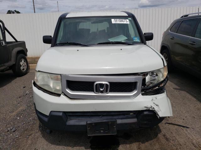 5J6YH28799L001016 - 2009 HONDA ELEMENT EX WHITE photo 5