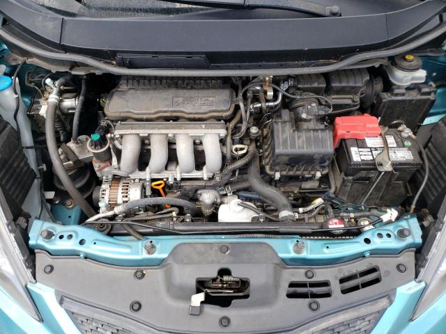 JHMGE8H3XDC023043 - 2013 HONDA FIT TEAL photo 11