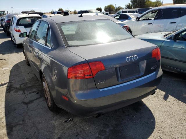 WAUDF78E26A220362 - 2006 AUDI A4 2.0T QUATTRO GRAY photo 3