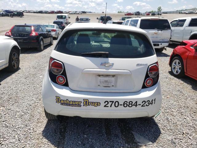 1G1JA6SH1E4127663 - 2014 CHEVROLET SONIC LS WHITE photo 6