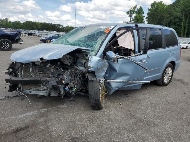 2C4RC1CG9DR777530 - 2013 CHRYSLER TOWN & COU TOURING L BLUE photo 1