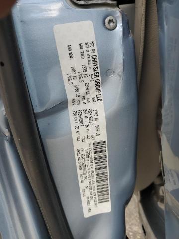 2C4RC1CG9DR777530 - 2013 CHRYSLER TOWN & COU TOURING L BLUE photo 13