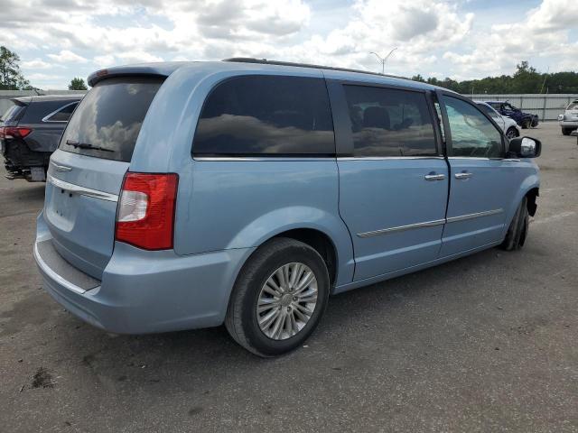 2C4RC1CG9DR777530 - 2013 CHRYSLER TOWN & COU TOURING L BLUE photo 3