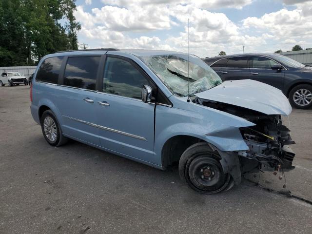 2C4RC1CG9DR777530 - 2013 CHRYSLER TOWN & COU TOURING L BLUE photo 4