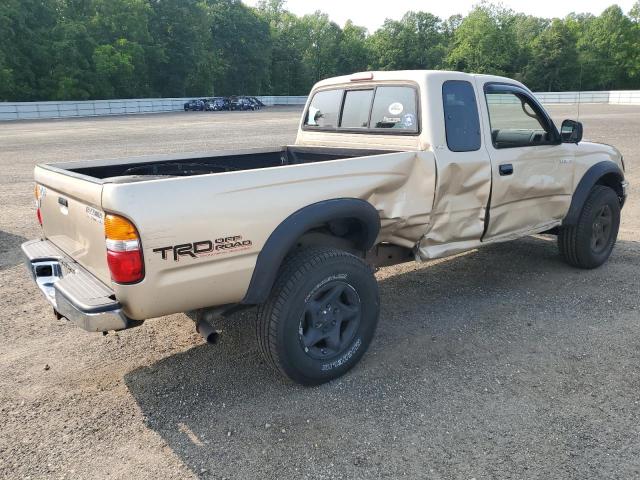 5TESN92N24Z364093 - 2004 TOYOTA TACOMA XTRACAB PRERUNNER ოქროსფერი ფოტო 3