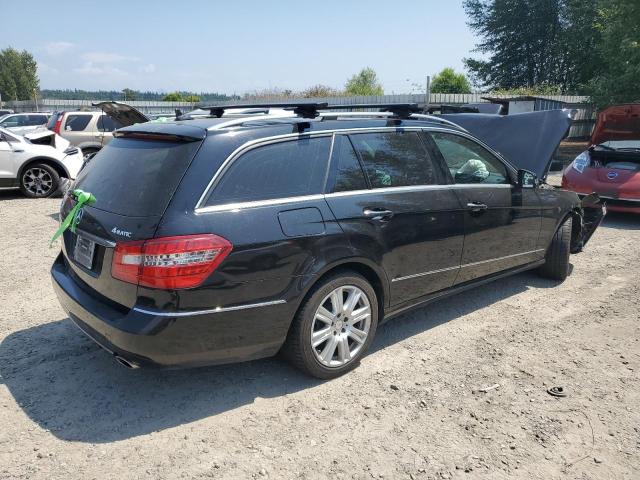 WDDHH8JB0DA663651 - 2013 MERCEDES-BENZ E 350 4MATIC WAGON BLACK photo 3