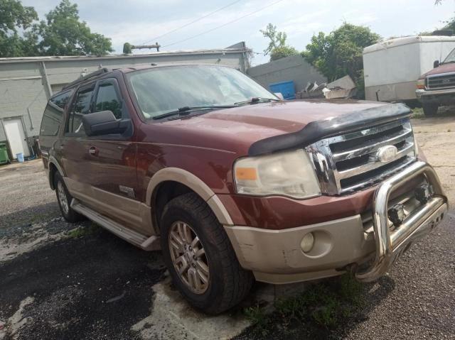 1FMFK18547LA58174 - 2007 FORD EXPEDITION EL EDDIE BAUER BURGUNDY photo 1