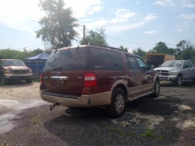 1FMFK18547LA58174 - 2007 FORD EXPEDITION EL EDDIE BAUER BURGUNDY photo 4