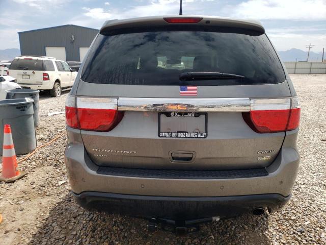 1D4RE4GG2BC742567 - 2011 DODGE DURANGO CREW GRAY photo 6