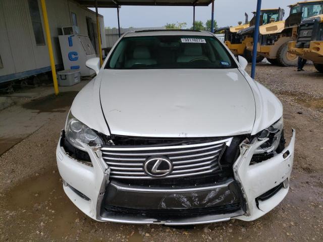 JTHBL5EF0E5127043 - 2014 LEXUS LS 460 WHITE photo 5