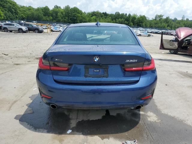 3MW5R7J09M8C11676 - 2021 BMW 330XI BLUE photo 6