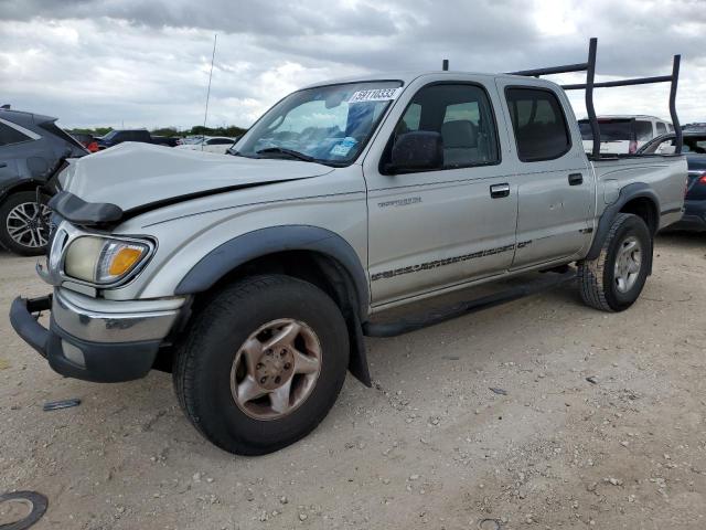 5TEGN92N82Z046563 - 2002 TOYOTA TACOMA DOUBLE CAB PRERUNNER SILVER photo 1