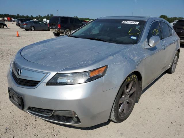19UUA8F52DA002754 - 2013 ACURA TL TECH SILVER photo 2