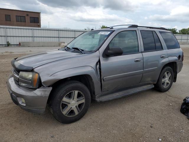 1GNDT13S652300270 - 2005 CHEVROLET TRAILBLAZE LS GRAY photo 1