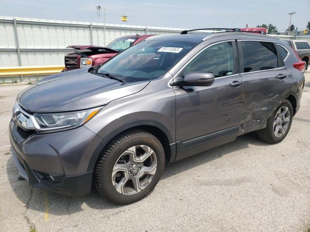 7FARW2H89JE043481 - 2018 HONDA CR-V EXL GRAY photo 1