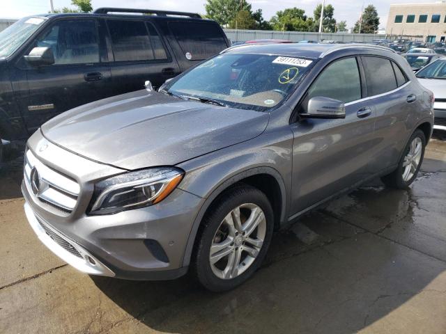 WDCTG4GB1FJ085676 - 2015 MERCEDES-BENZ GLA 250 4MATIC GRAY photo 1