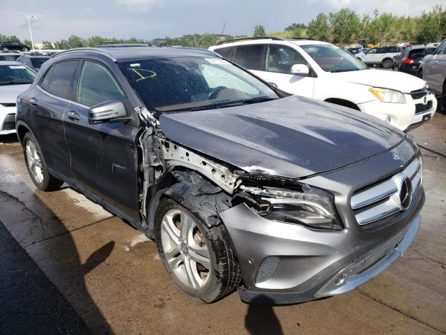 WDCTG4GB1FJ085676 - 2015 MERCEDES-BENZ GLA 250 4MATIC GRAY photo 4