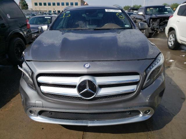 WDCTG4GB1FJ085676 - 2015 MERCEDES-BENZ GLA 250 4MATIC GRAY photo 5