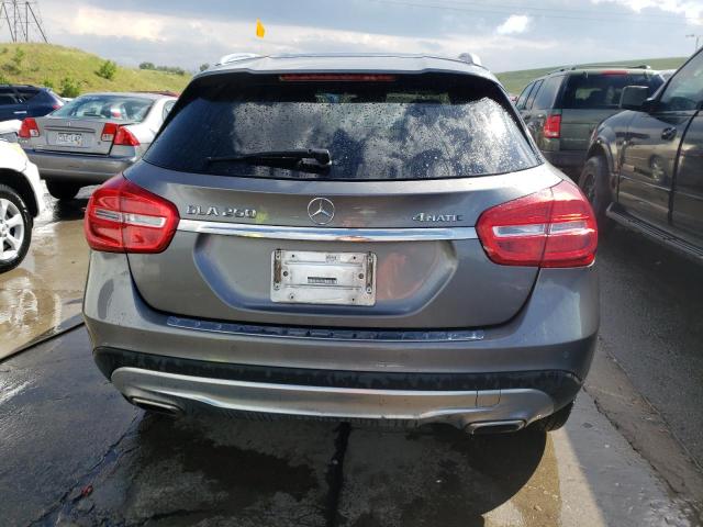 WDCTG4GB1FJ085676 - 2015 MERCEDES-BENZ GLA 250 4MATIC GRAY photo 6