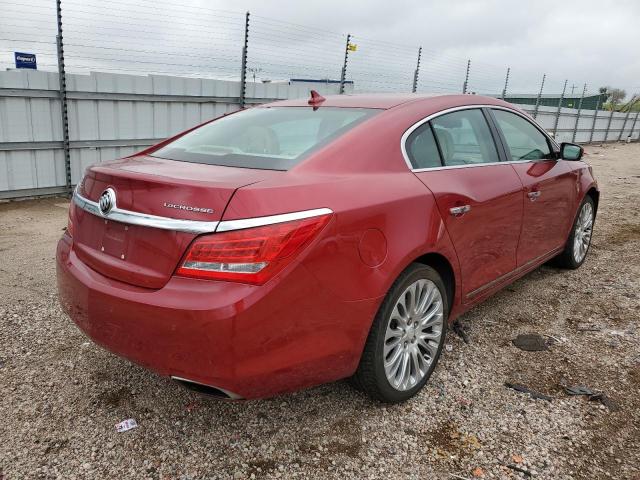 1G4GF5G36EF109069 - 2014 BUICK LACROSSE TOURING RED photo 3