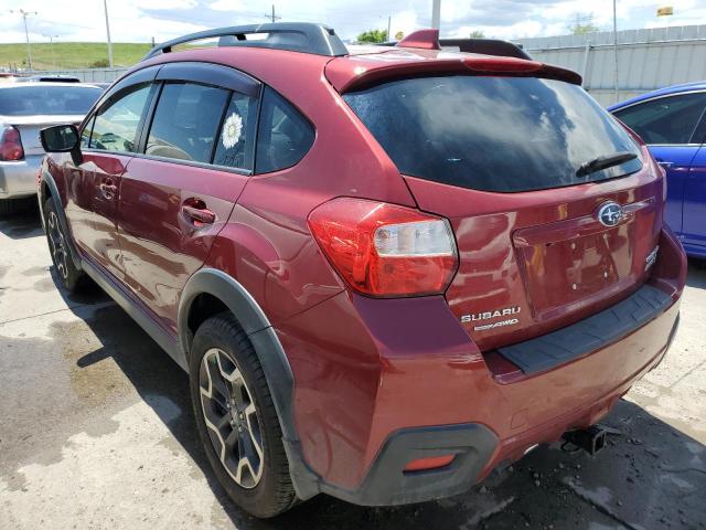 JF2GPALC5GH296992 - 2016 SUBARU CROSSTREK LIMITED BURGUNDY photo 2