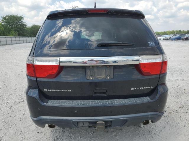 1C4SDHET1DC564534 - 2013 DODGE DURANGO CITADEL BLACK photo 6