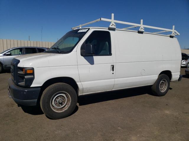 1FTNE14W38DA71838 - 2008 FORD ECONOLINE E150 VAN WHITE photo 1