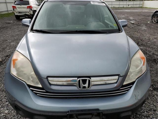 JHLRE48747C113480 - 2007 HONDA CR-V EXL BLUE photo 5