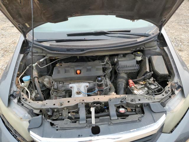 19XFB2F9XCE333467 - 2012 HONDA CIVIC EXL GRAY photo 11