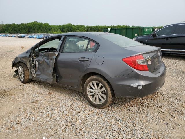 19XFB2F9XCE333467 - 2012 HONDA CIVIC EXL GRAY photo 2