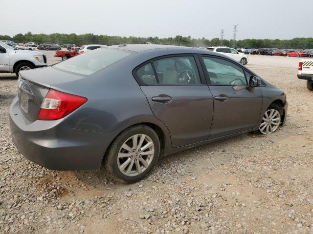 19XFB2F9XCE333467 - 2012 HONDA CIVIC EXL GRAY photo 3