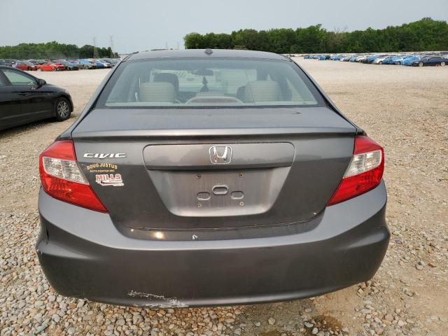 19XFB2F9XCE333467 - 2012 HONDA CIVIC EXL GRAY photo 6