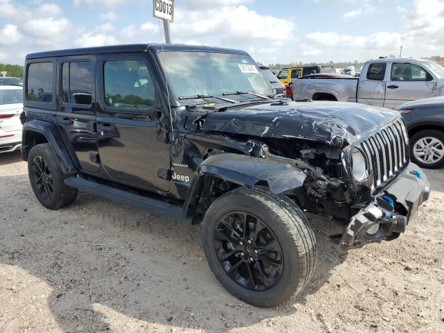 1C4JJXP60PW661118 - 2023 JEEP WRANGLER SAHARA 4XE BLACK photo 4