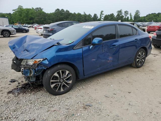 19XFB2F90DE237736 - 2013 HONDA CIVIC EXL BLUE photo 1