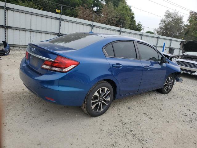 19XFB2F90DE237736 - 2013 HONDA CIVIC EXL BLUE photo 3