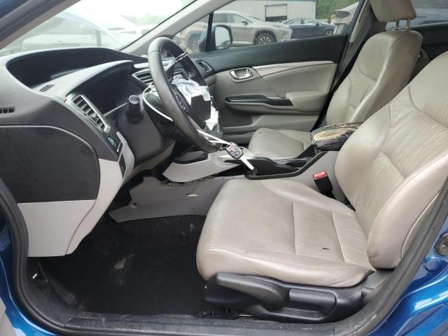 19XFB2F90DE237736 - 2013 HONDA CIVIC EXL BLUE photo 7