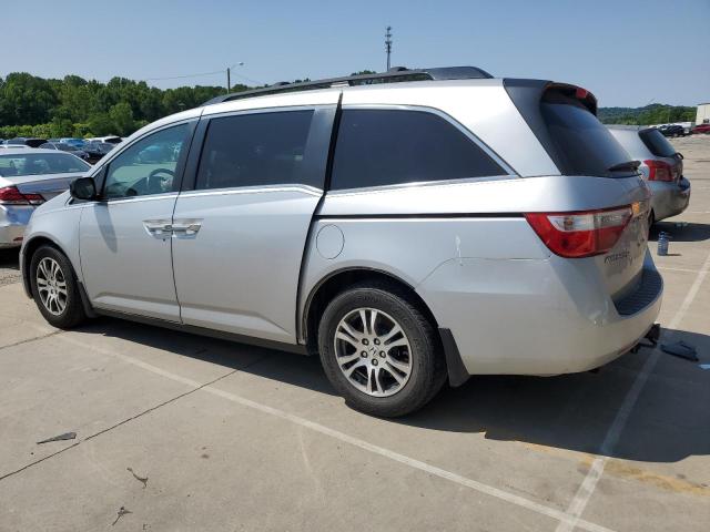 5FNRL5H60CB043022 - 2012 HONDA ODYSSEY EXL SILVER photo 2