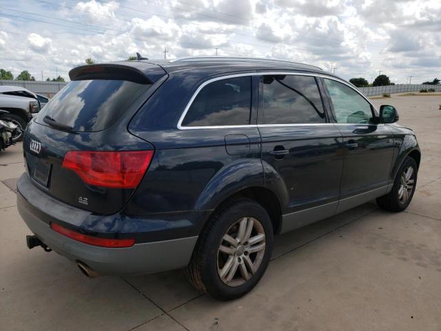 WA1AV74L77D067856 - 2007 AUDI Q7 4.2 QUATTRO BLUE photo 3